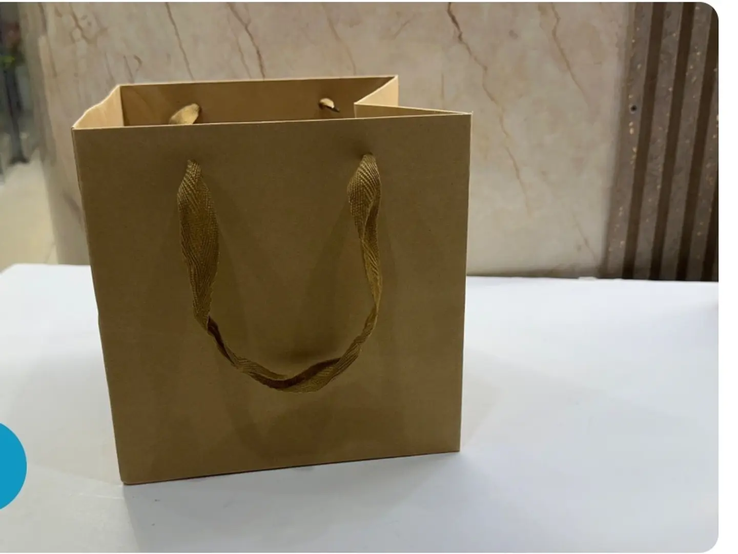 Large Beige Gift Bag