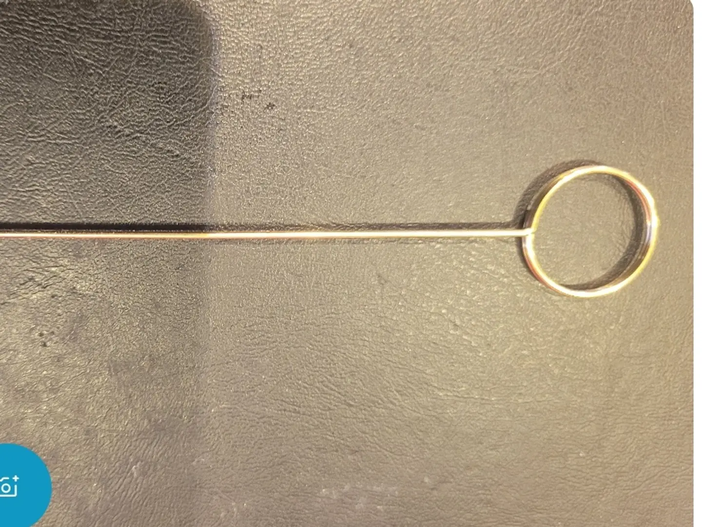 Gold Colored Card Holder