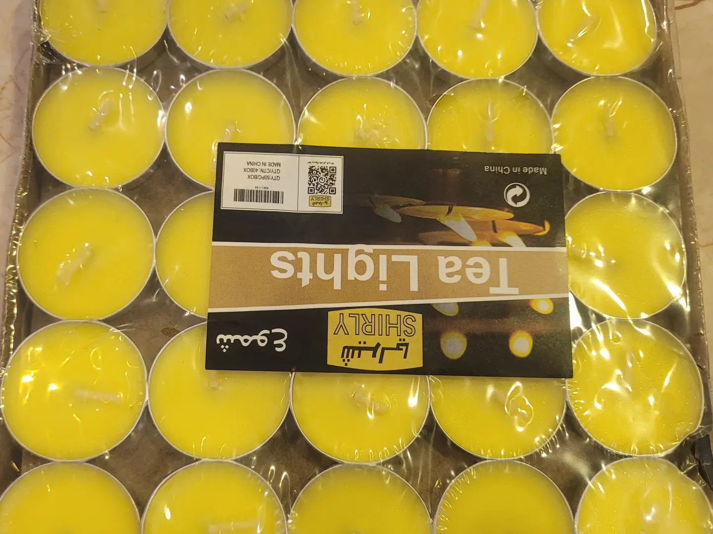 Shirley Yellow Candles