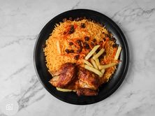 دجاج شواية نص مع الرز