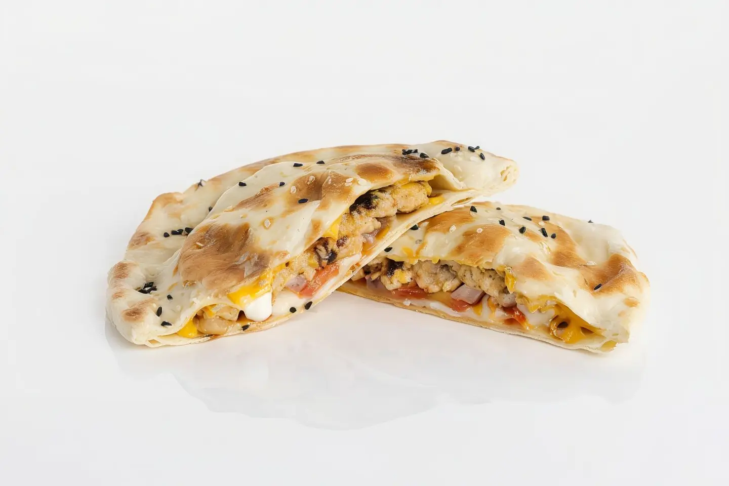 Double Chicken Burger Pie