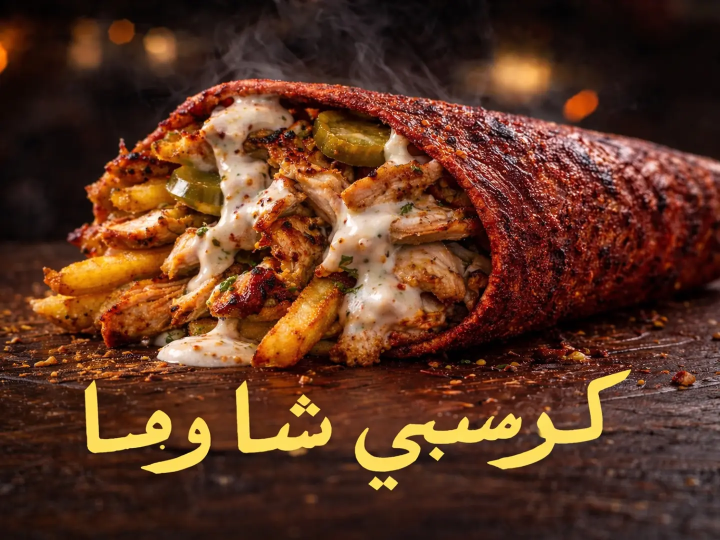 عربي كرسبي شاورما