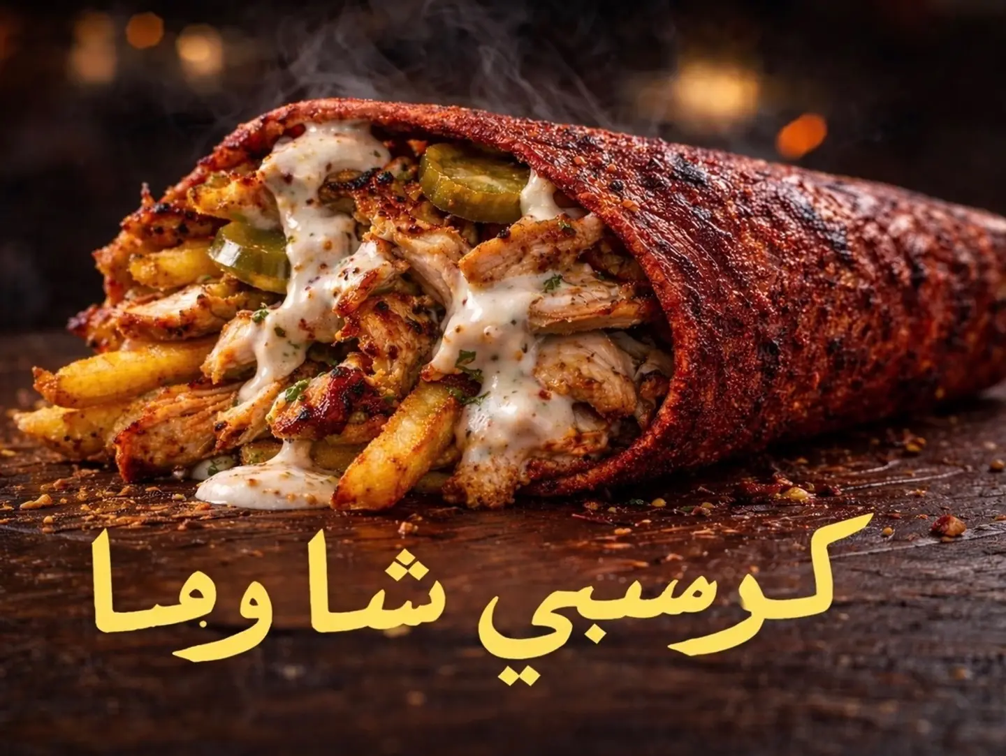 Crispy Shawrma Arabic