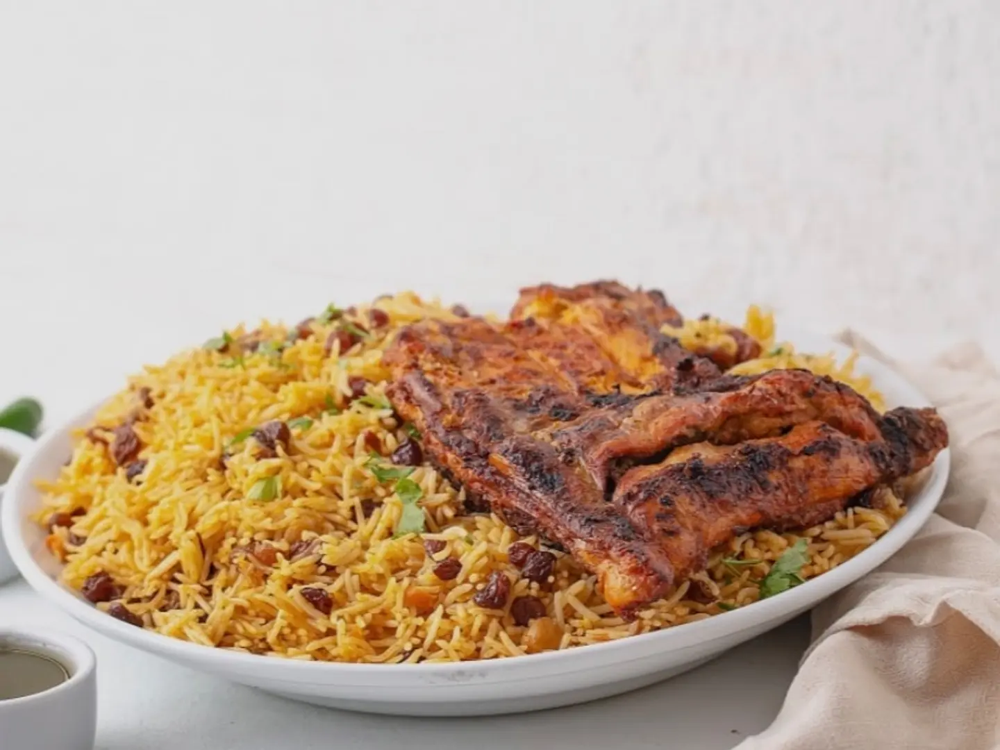 Half Coal With Steamed Rice