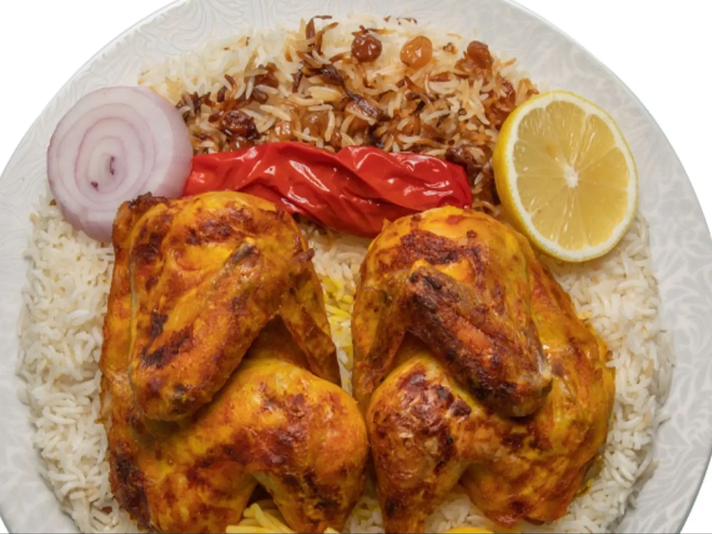 دجاج محمر مع الارز