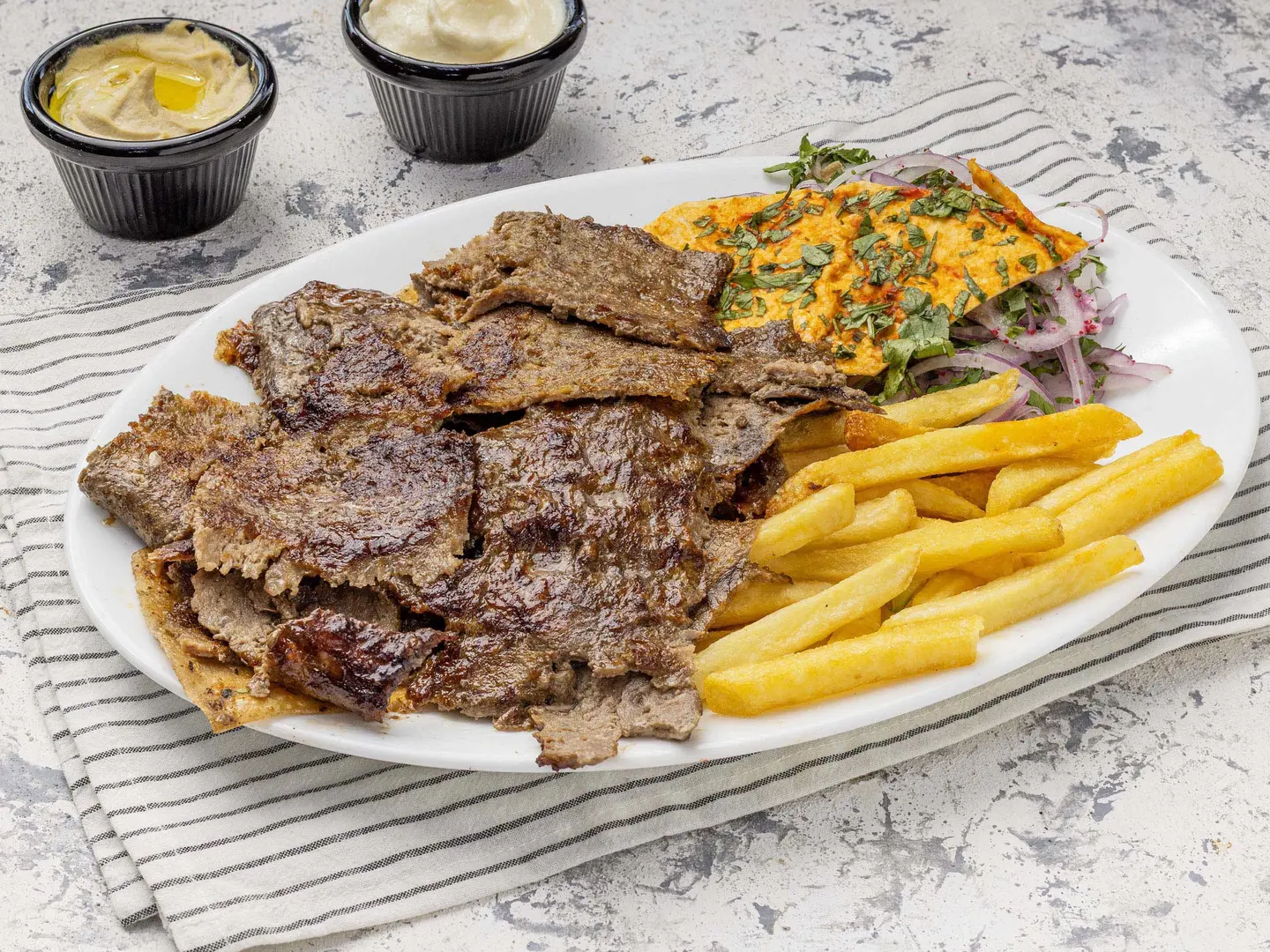 Large Meat Shawarma Platter