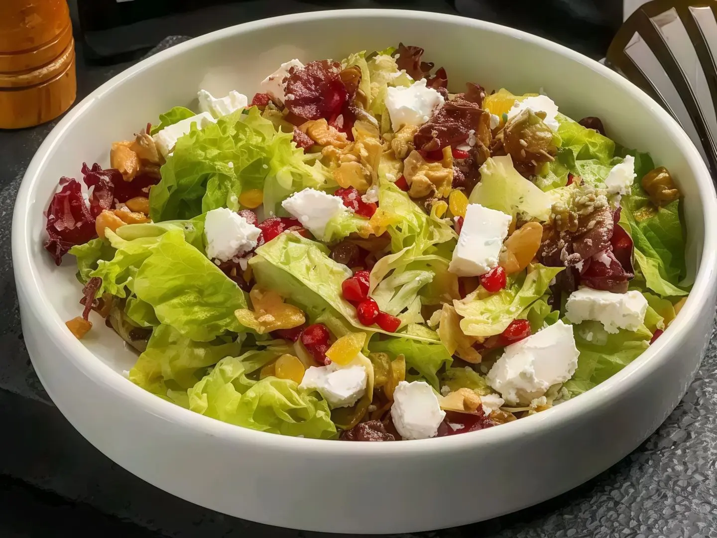 سلطة جبنة الماعز