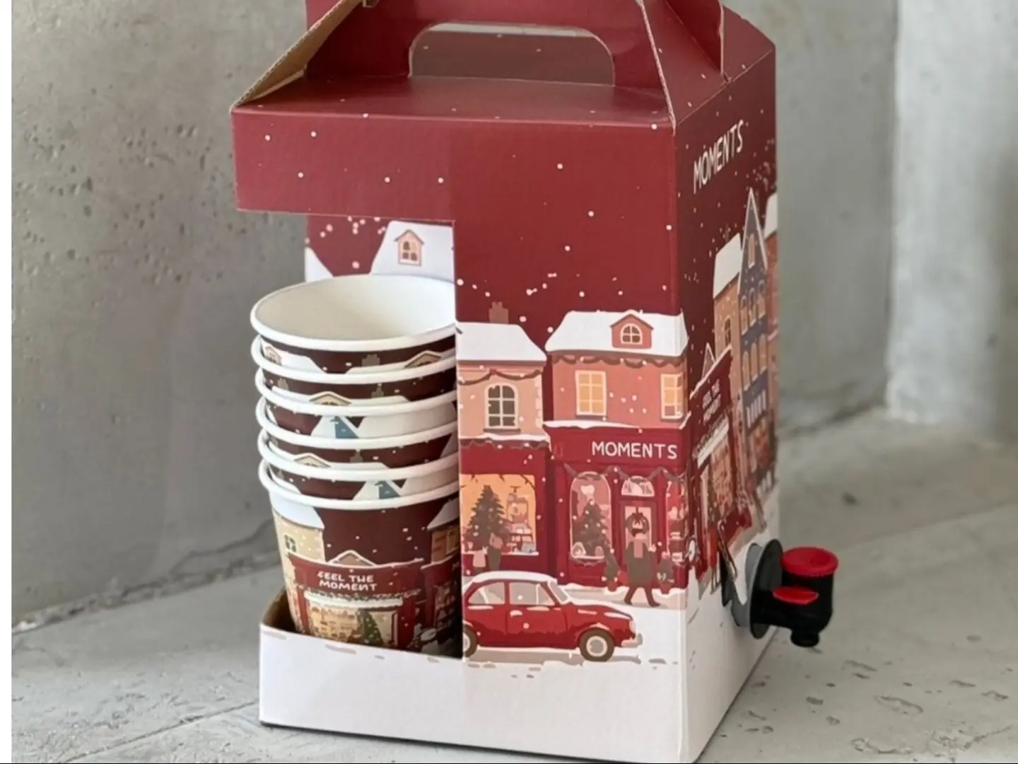 بوكس قهوة اليوم ( بارد ) لتر مع اكواب