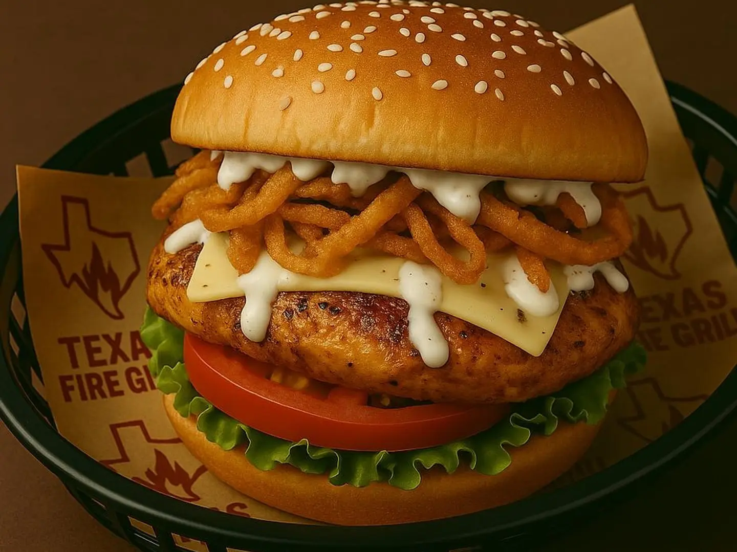 سندويتش دجاج تكساس كاجن