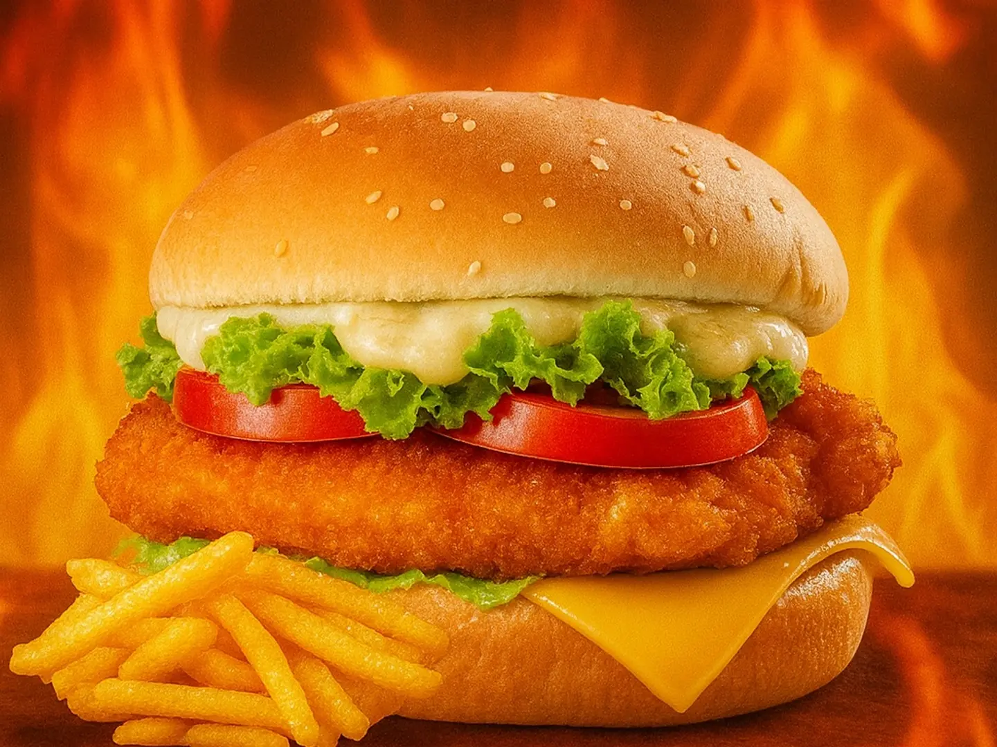 كريسبي سمك برجر