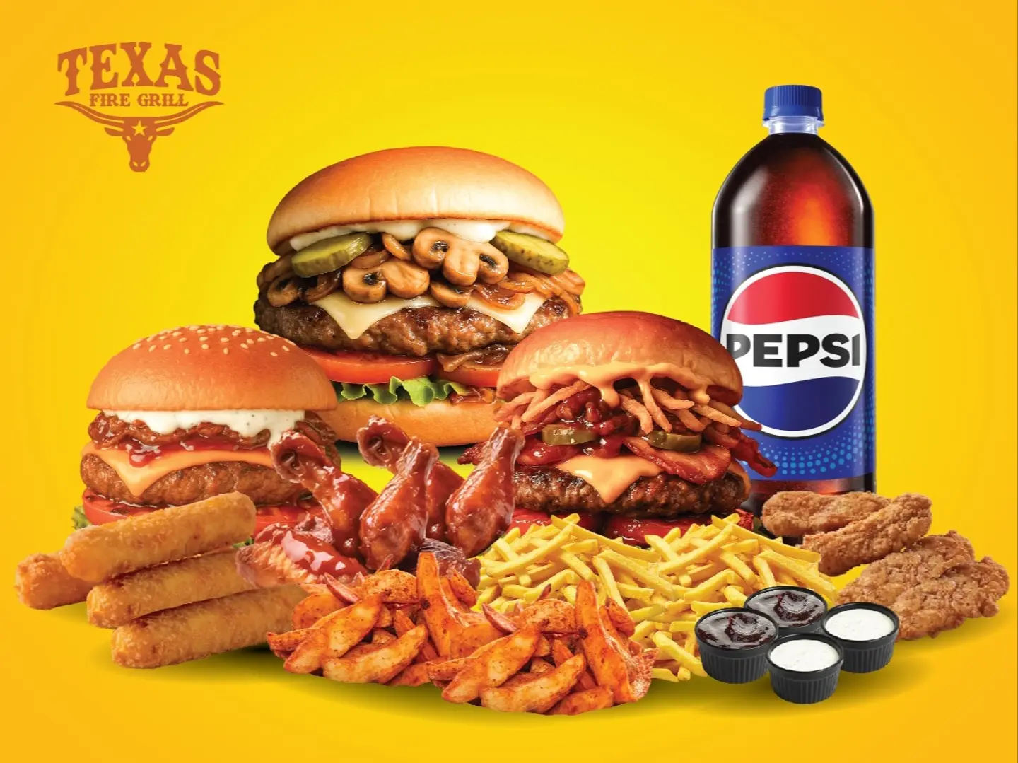 وجبات عائلية تكساس