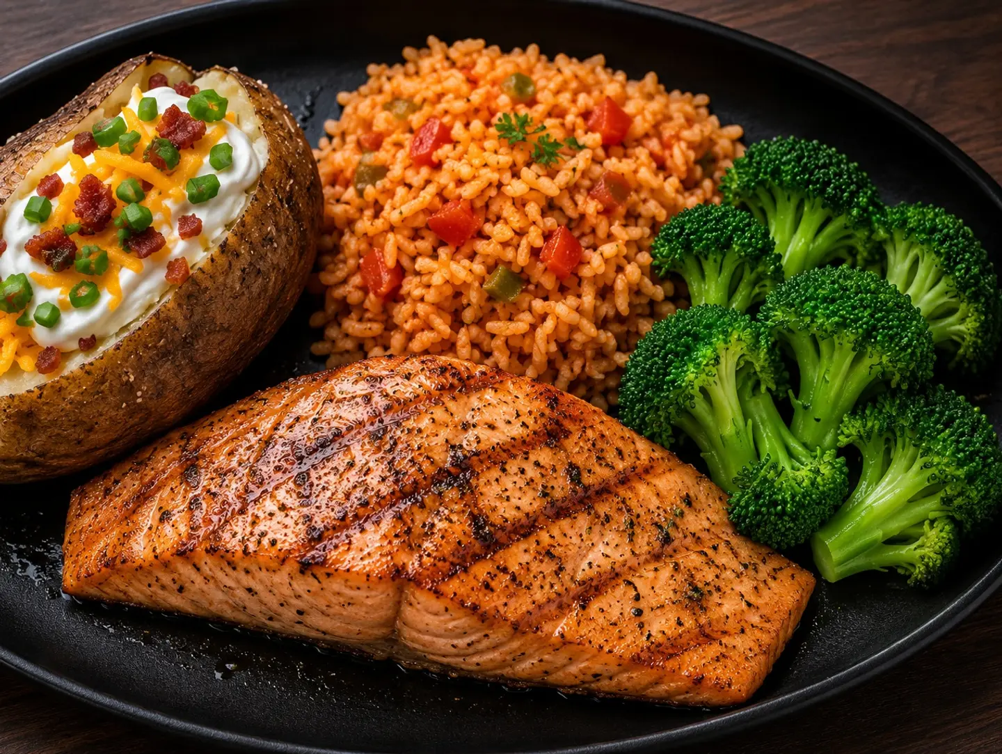 Grilled Salmon Platter