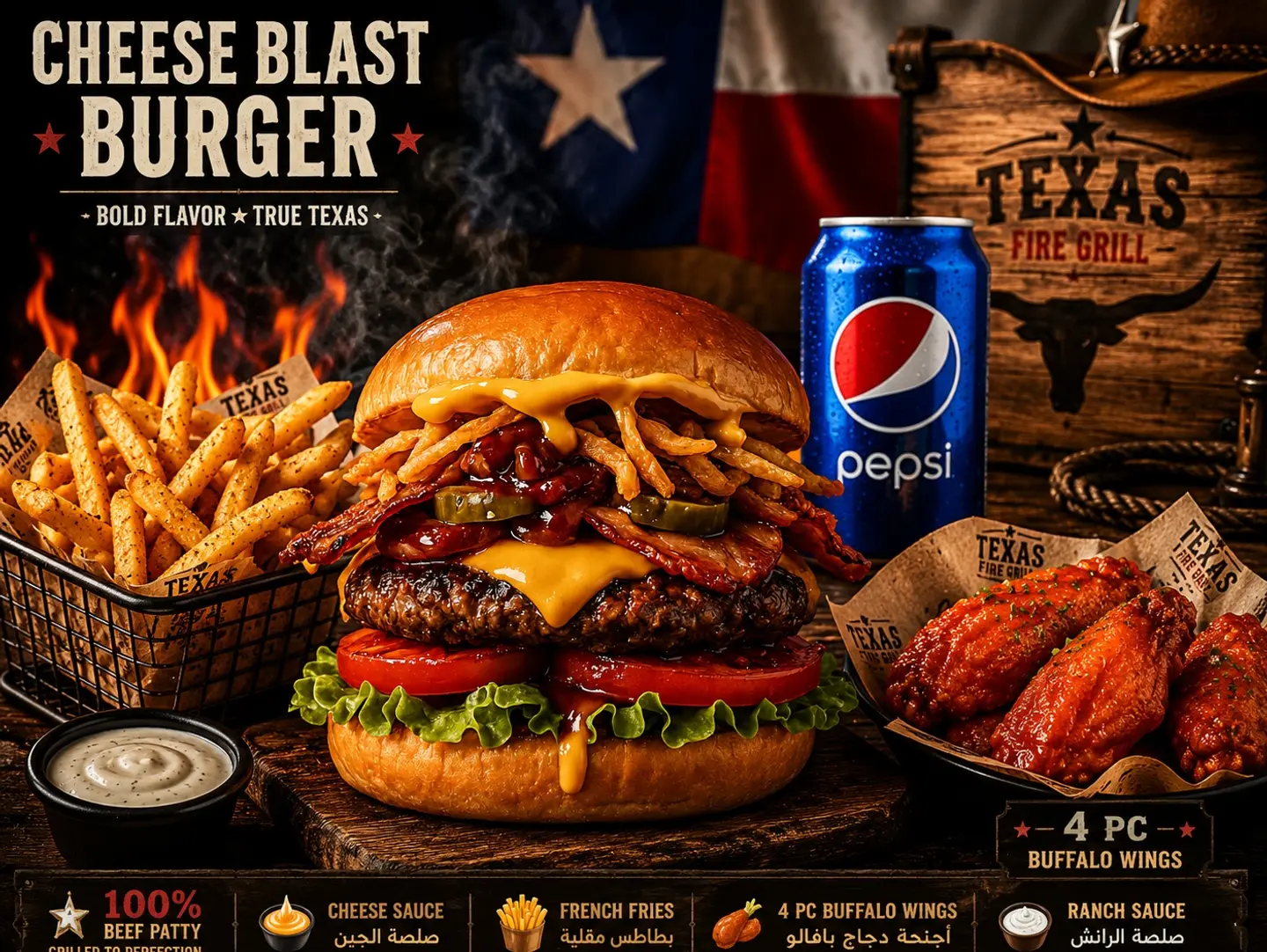 Cheese Blast Burger Best Seller