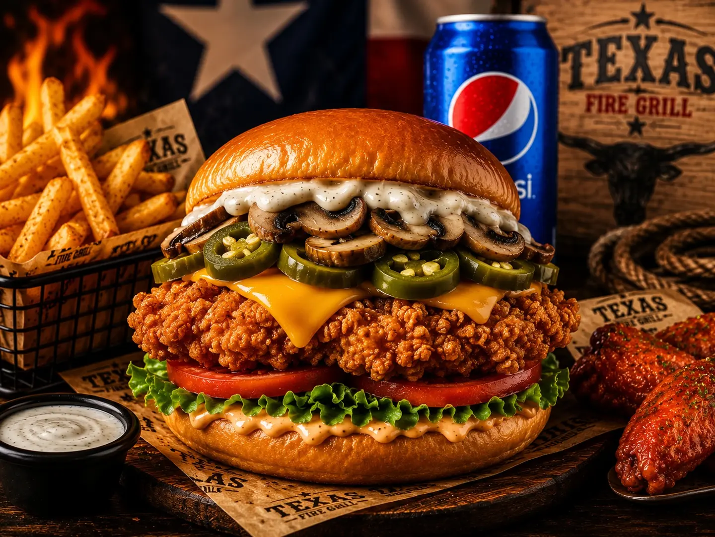 Fire House Crispy Chicken Sandwich