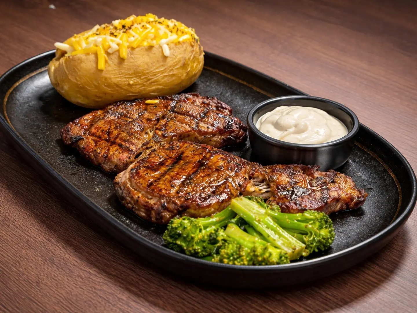 Texan Styled Rib Eye Steak