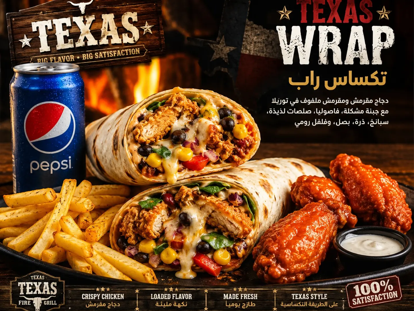 Crunchy & Crispy Chicken Wrap Best Seller