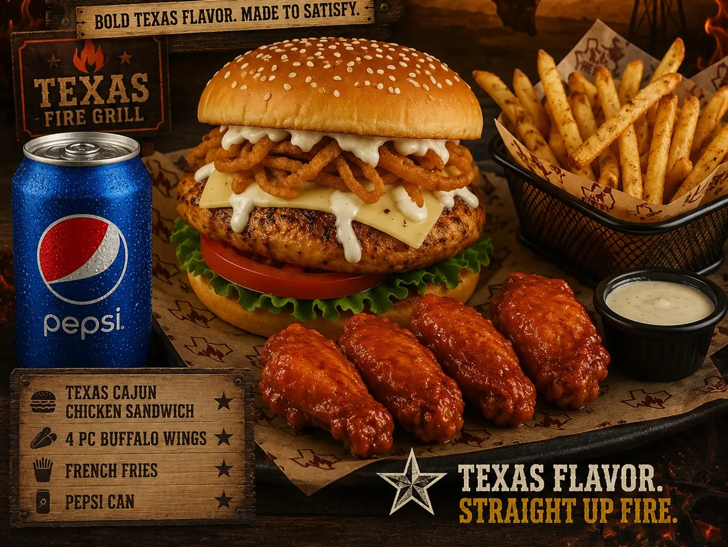 Texas Cajun Chicken Sandwich