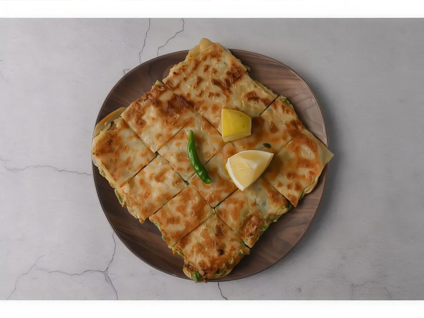 Cheddar Mutabbak With Egg