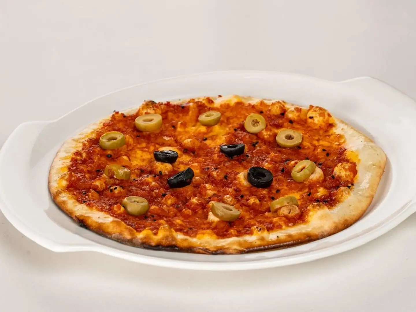 Muhammara And Olive Manakish