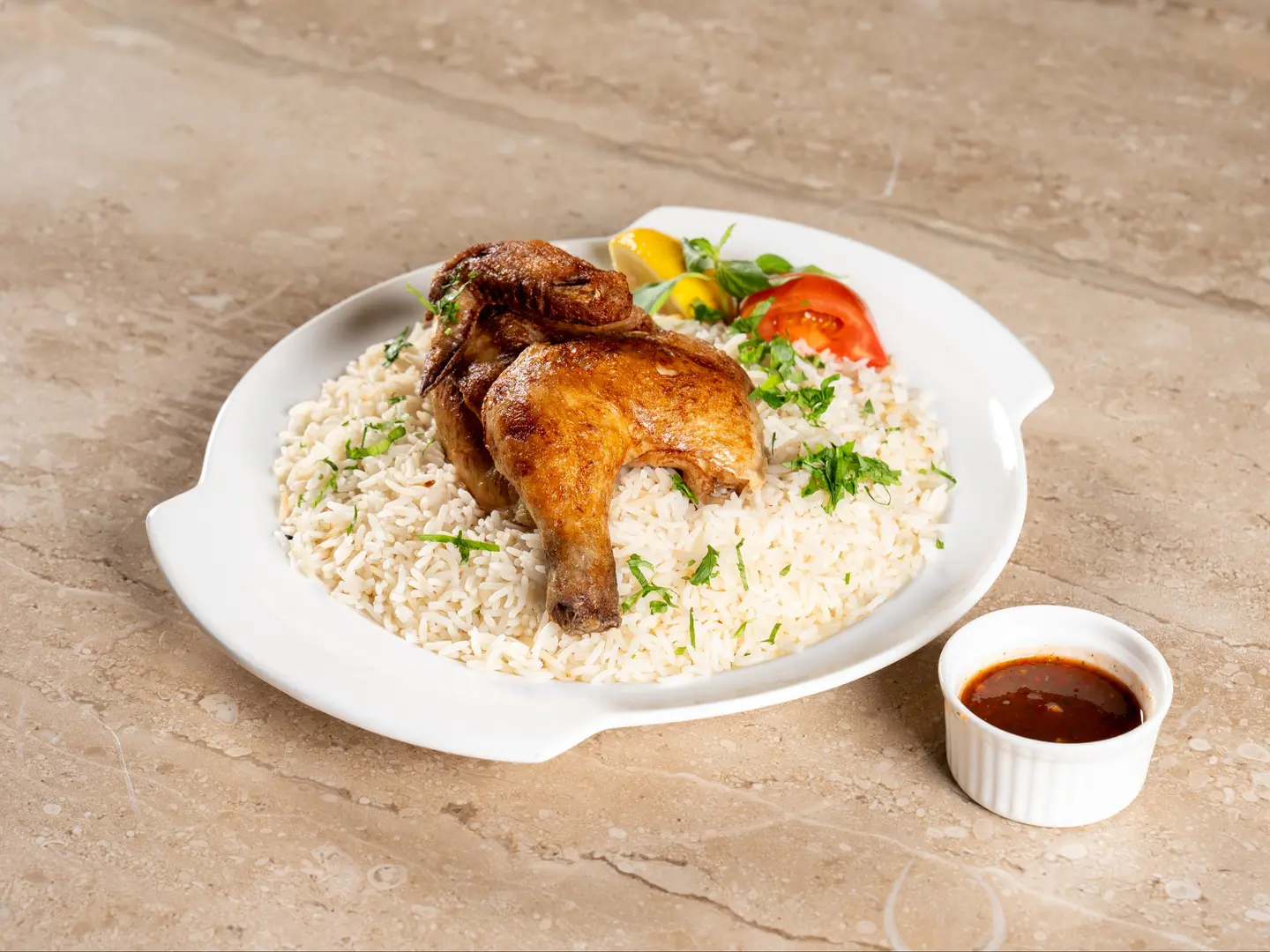 Quarter Of A Chicken Roasted