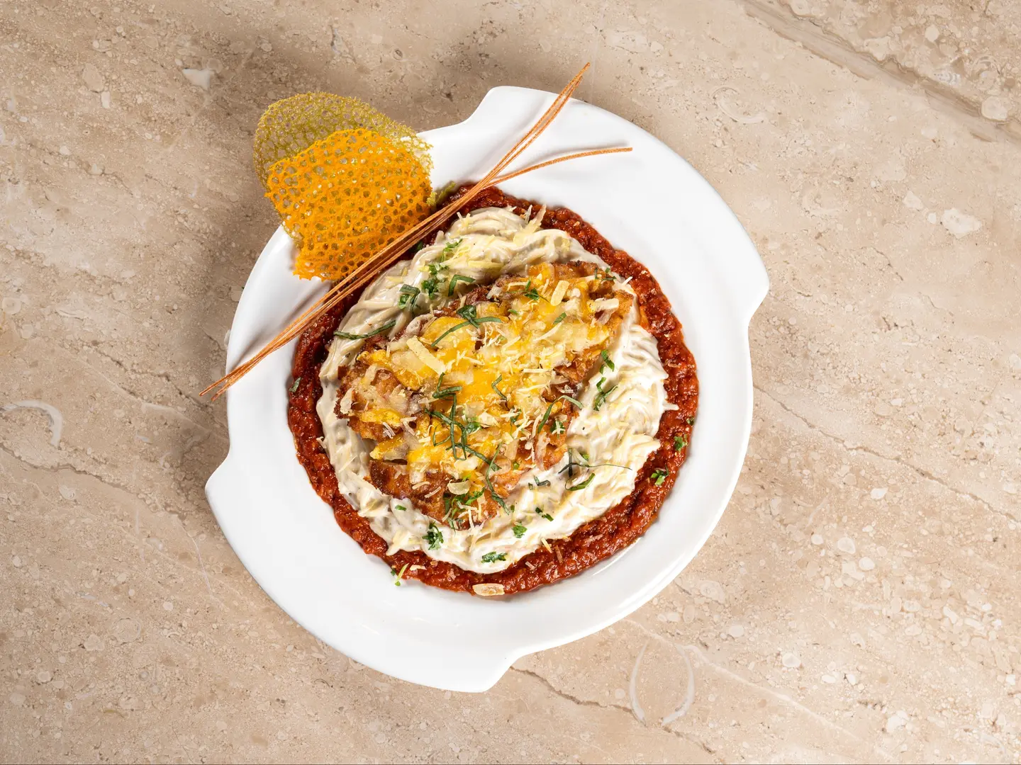 Schnitzel Milanese Pasta