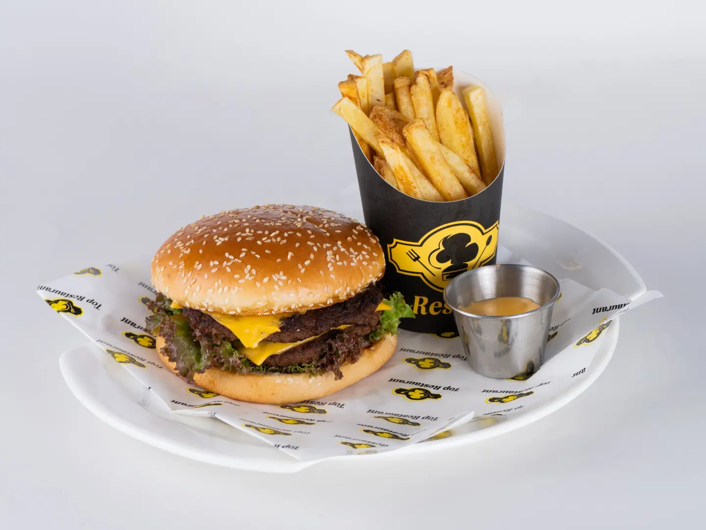 Double Classic Beef Burger Meal