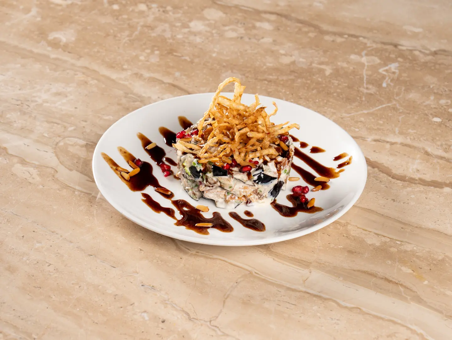 Eggplant Fatteh