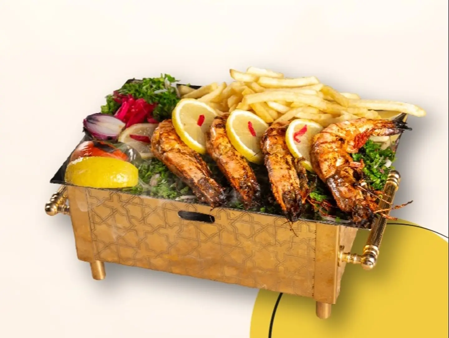 روبيان مشوي