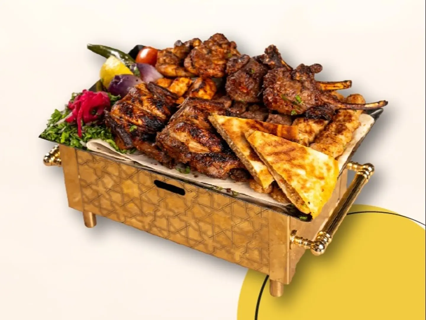 نص كيلو مشوي سيبشيال