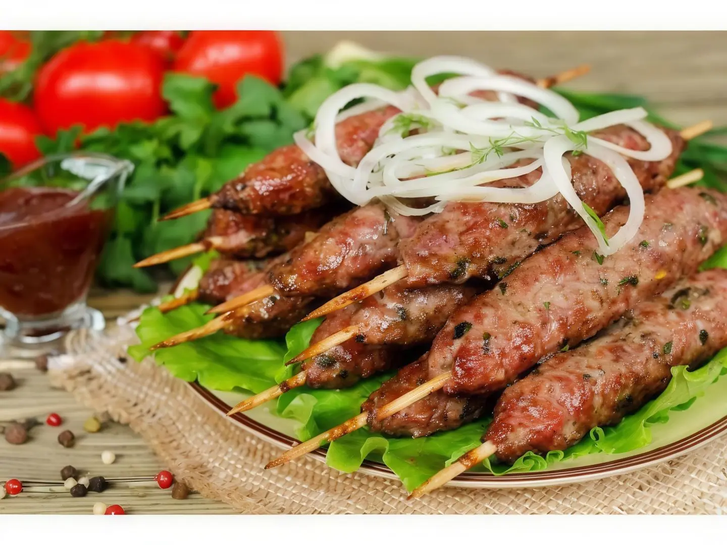 Meat Kebab - For One Person