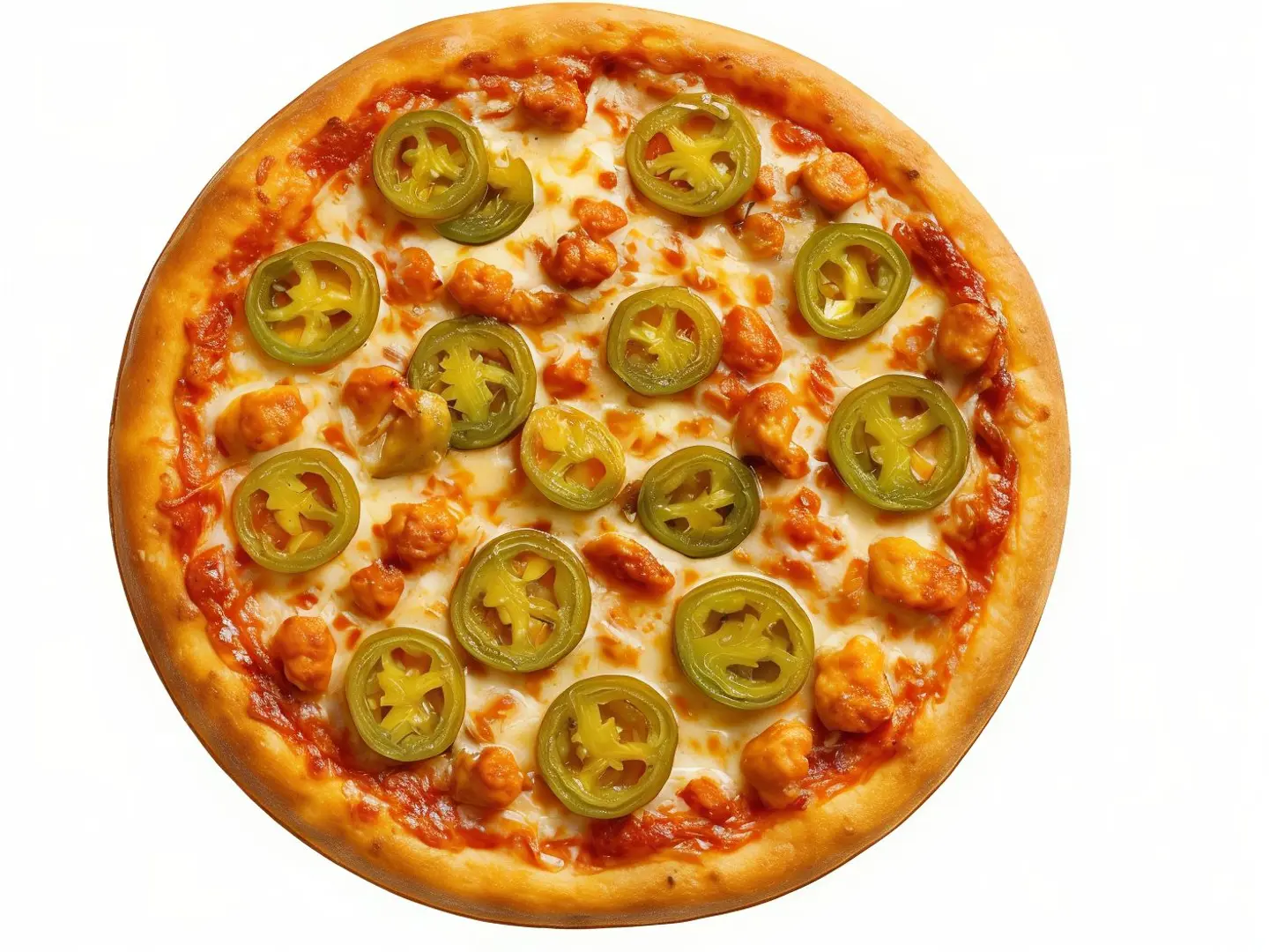 بيتزا هلابينو دجاج(كبير)