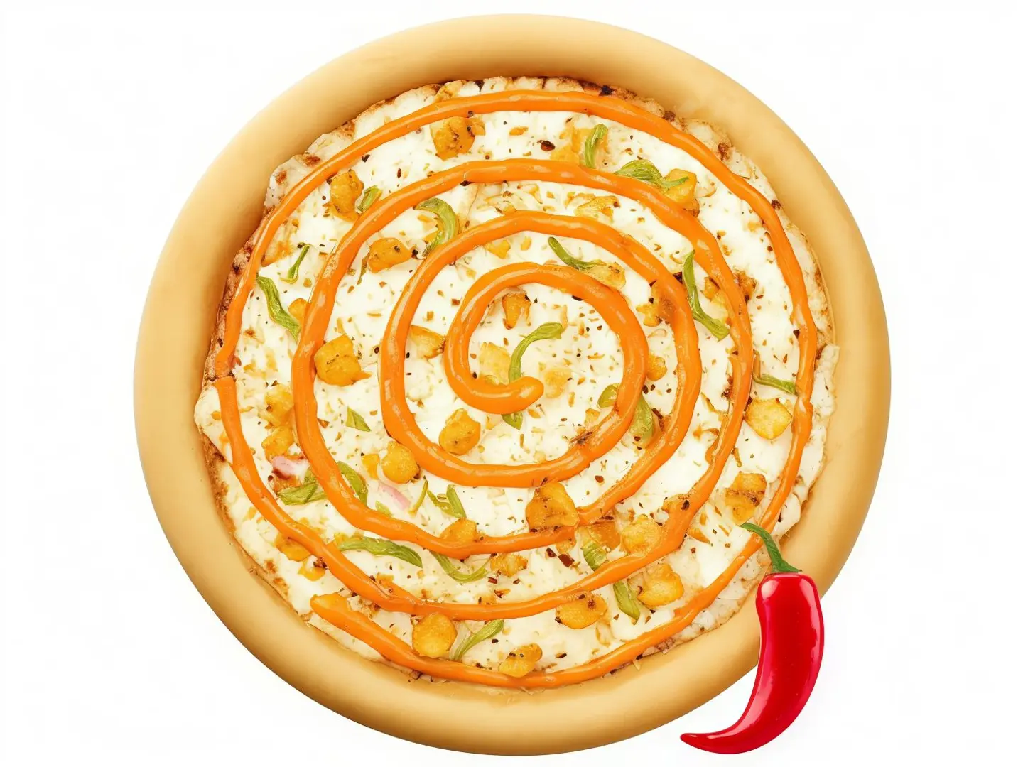 بيتزا ديناميت دجاج (كبير)