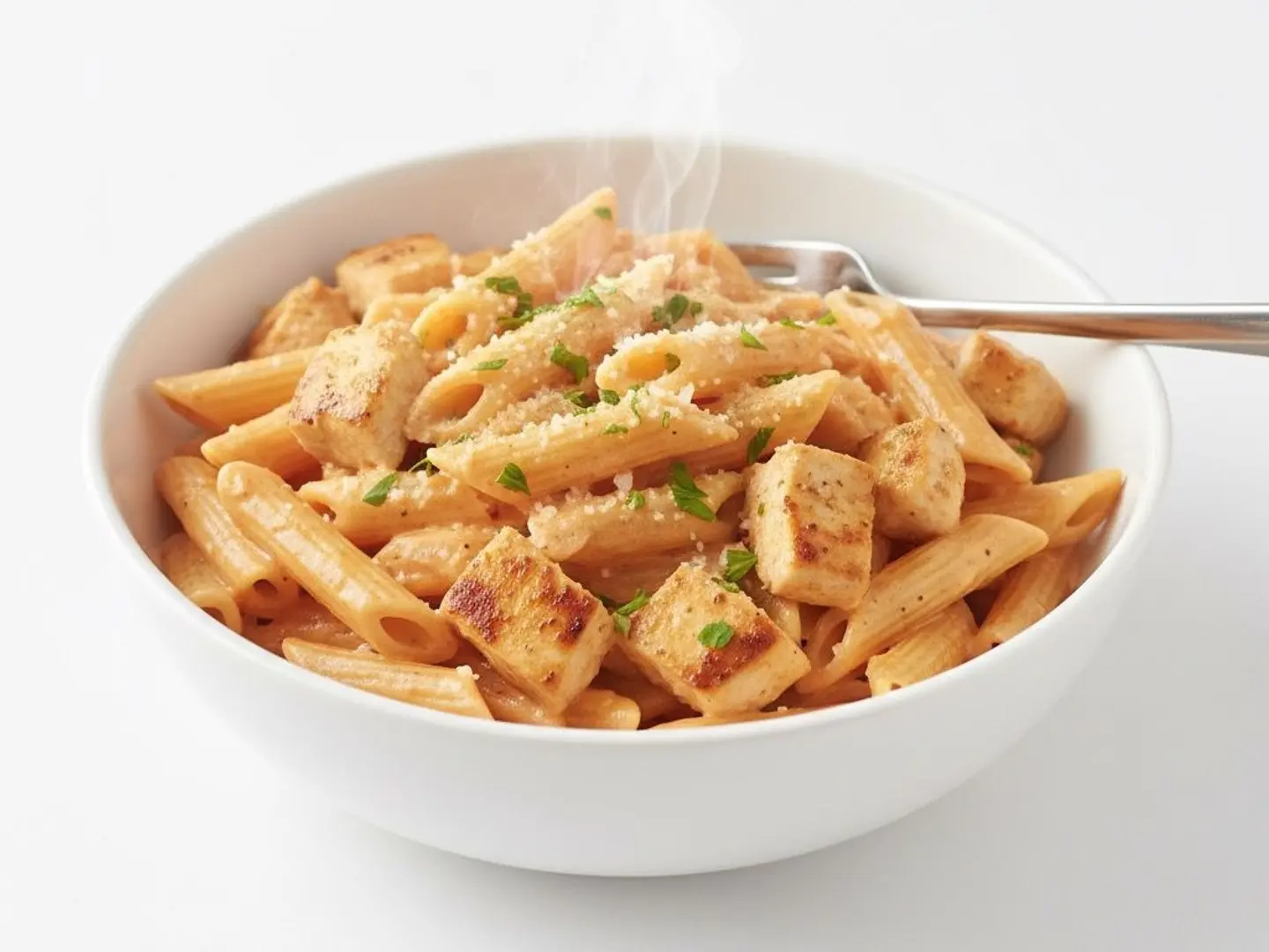 Mix Pasta With Chicken