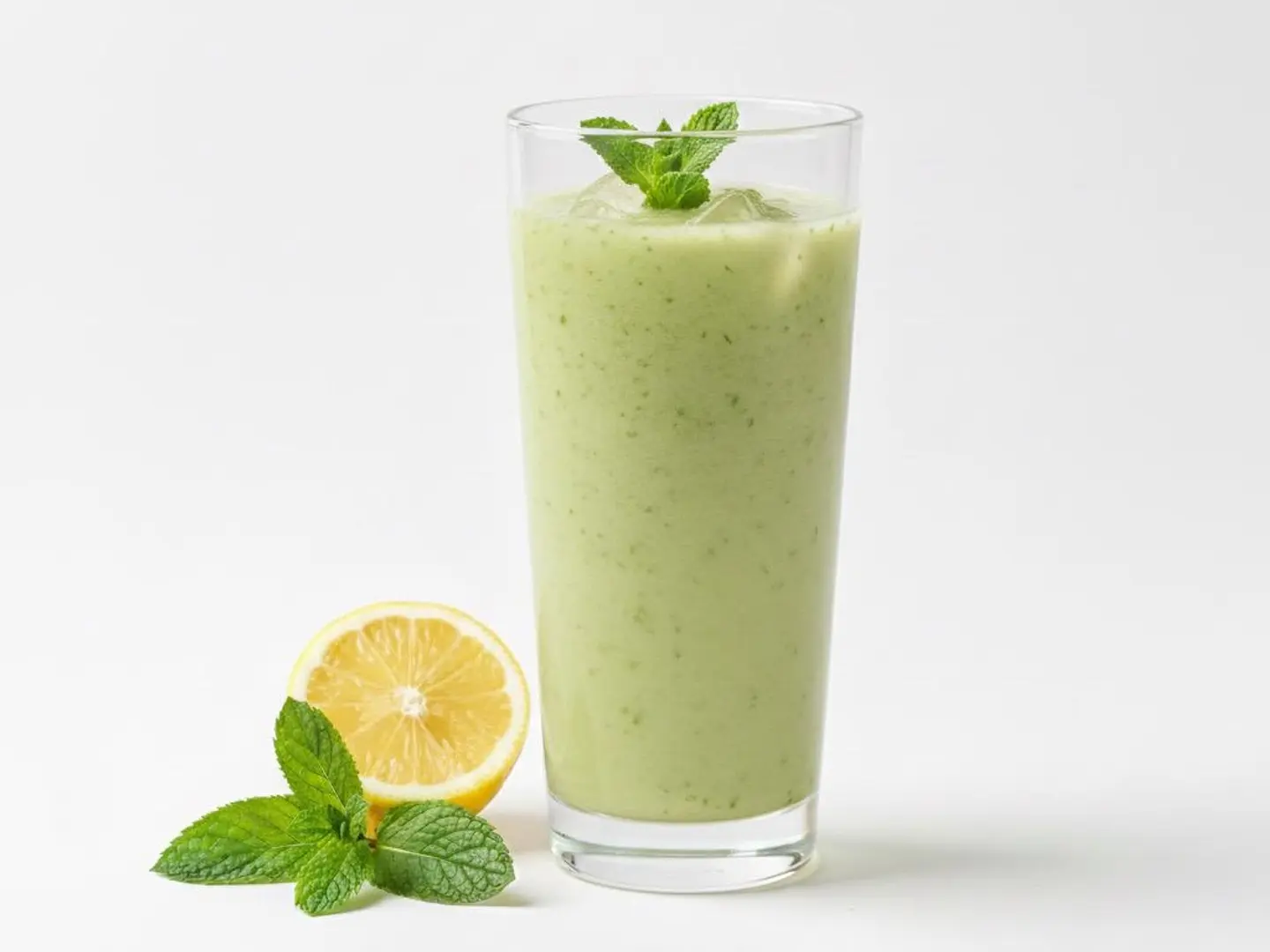 Slash Lemon With Mint