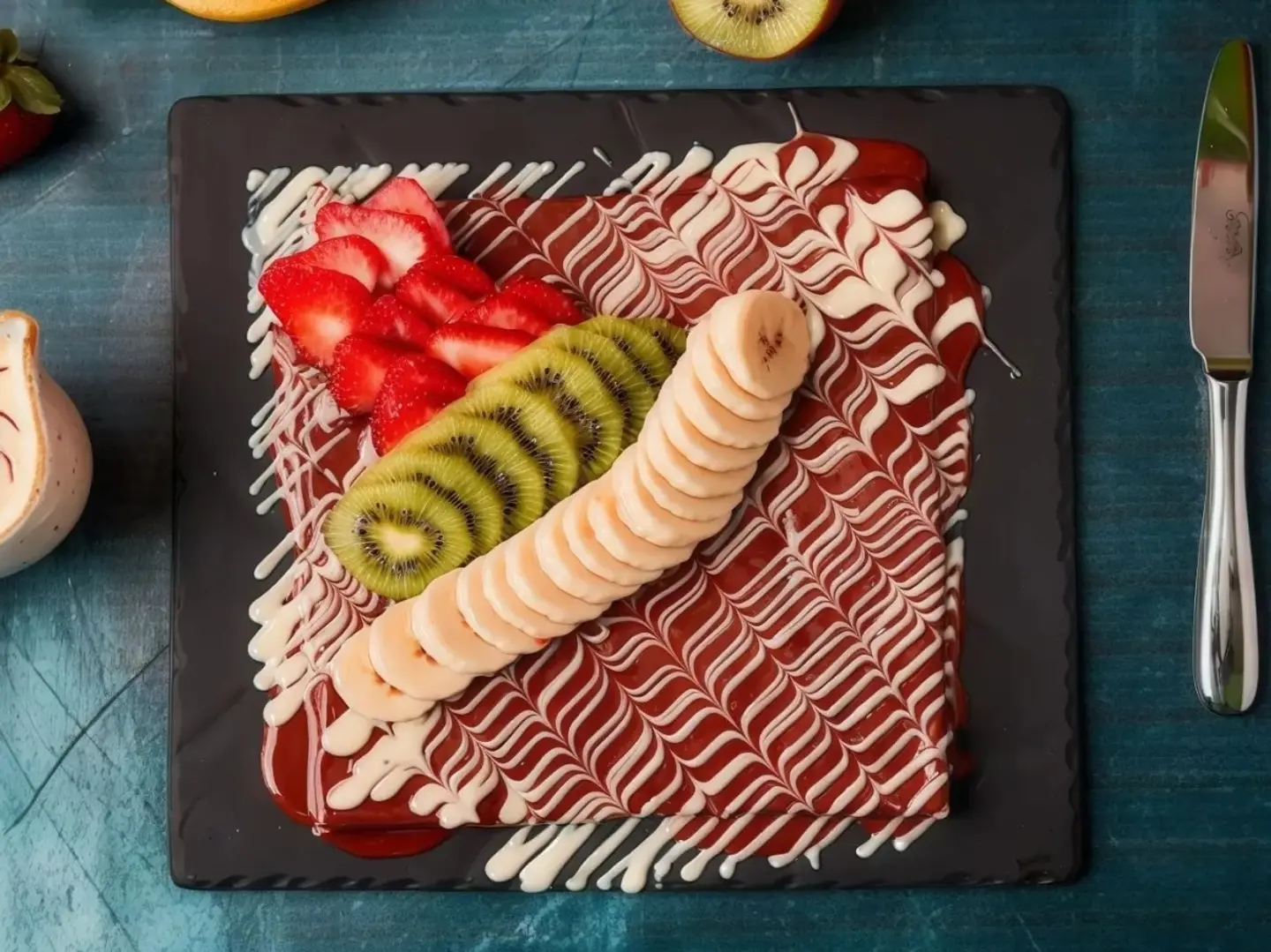 Nutella Crepe + Fruit