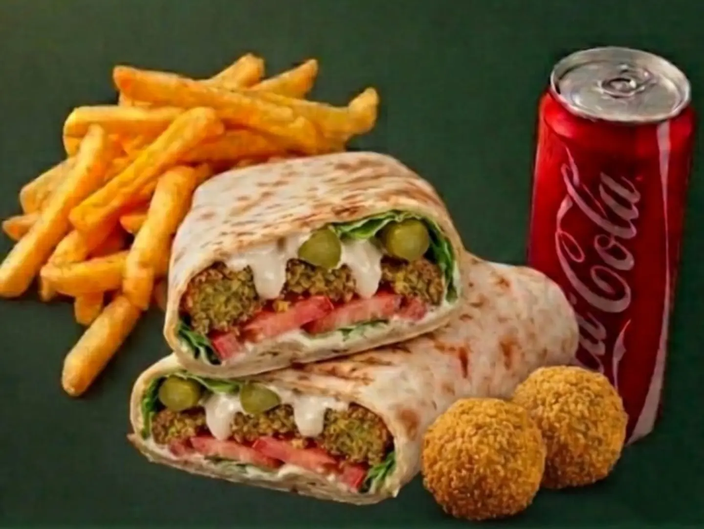 Falafel Sandwich Combo Meal