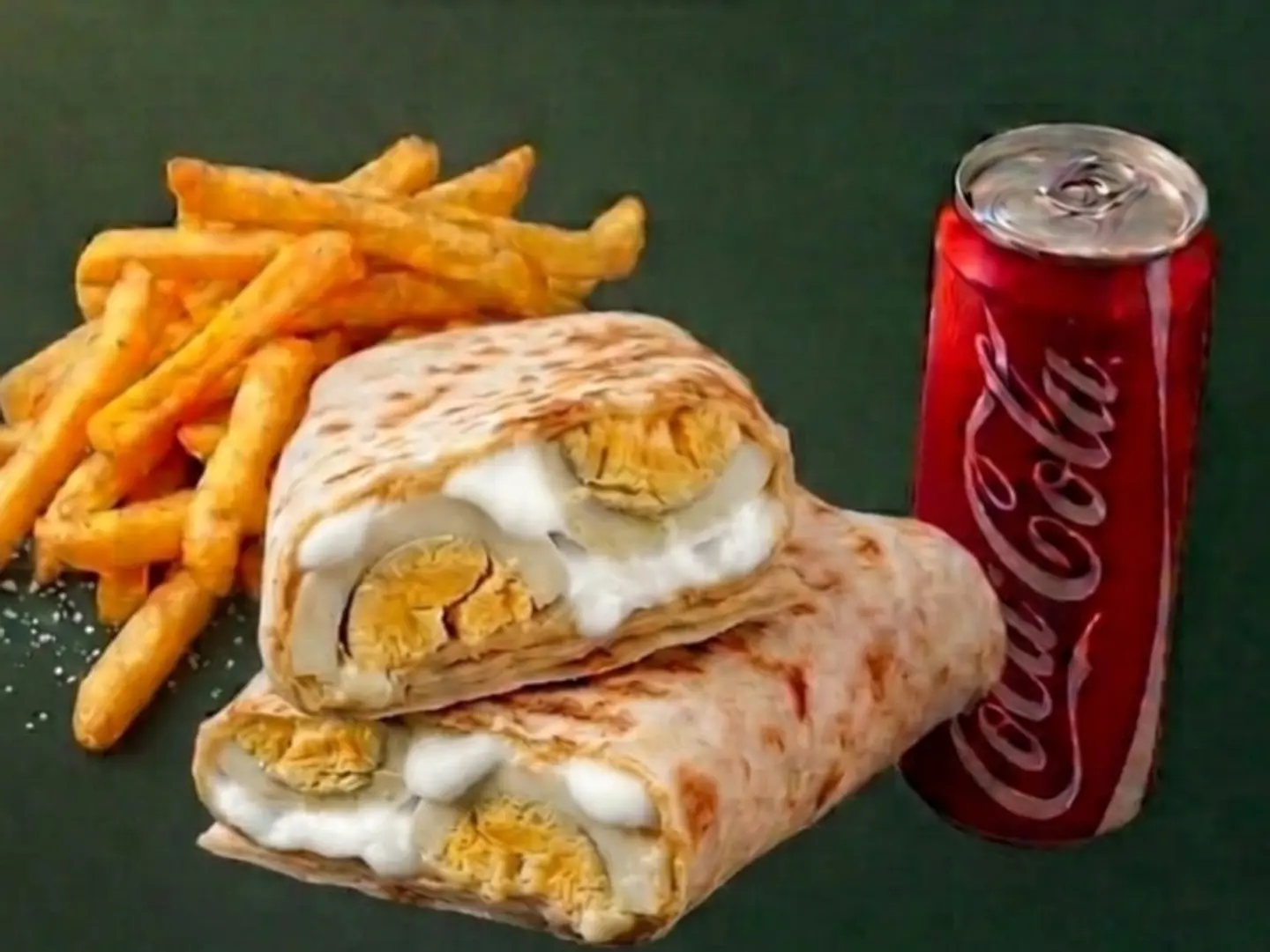 Boiled Egg And Cheese Sandwich Meal