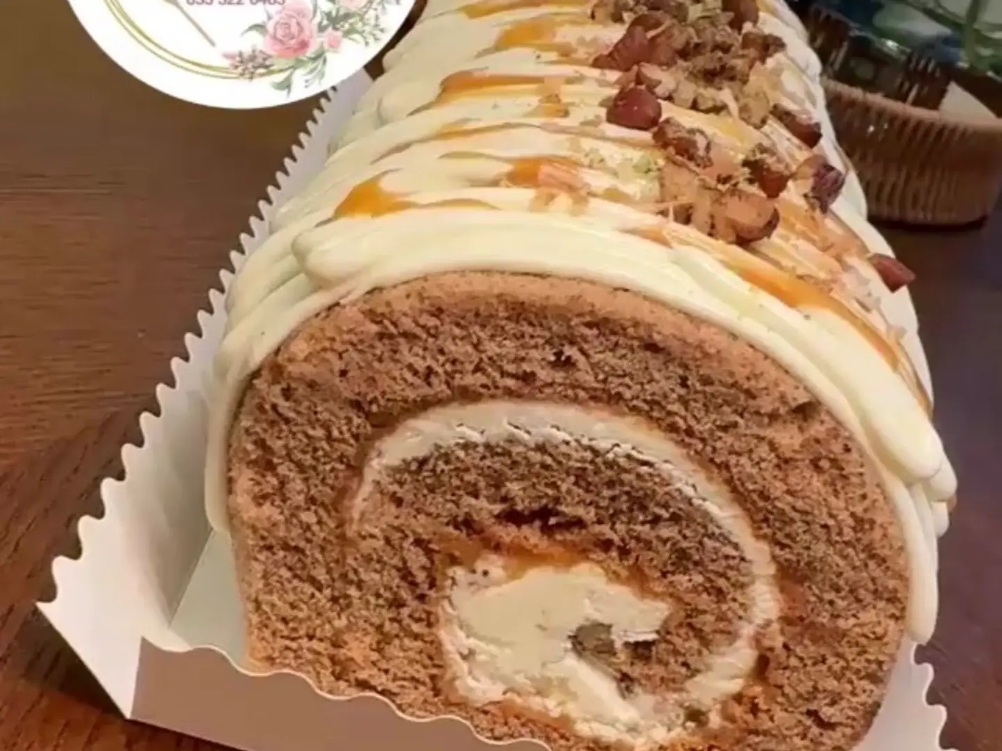 Cinnamon Swiss Roll