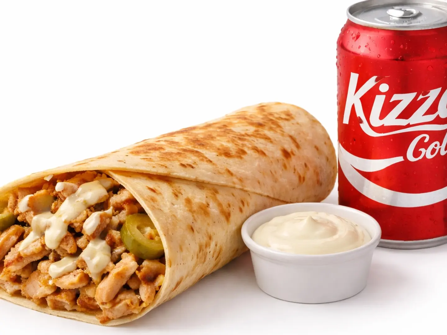 Small Shawarma Sandwich Combo (No Cheese)