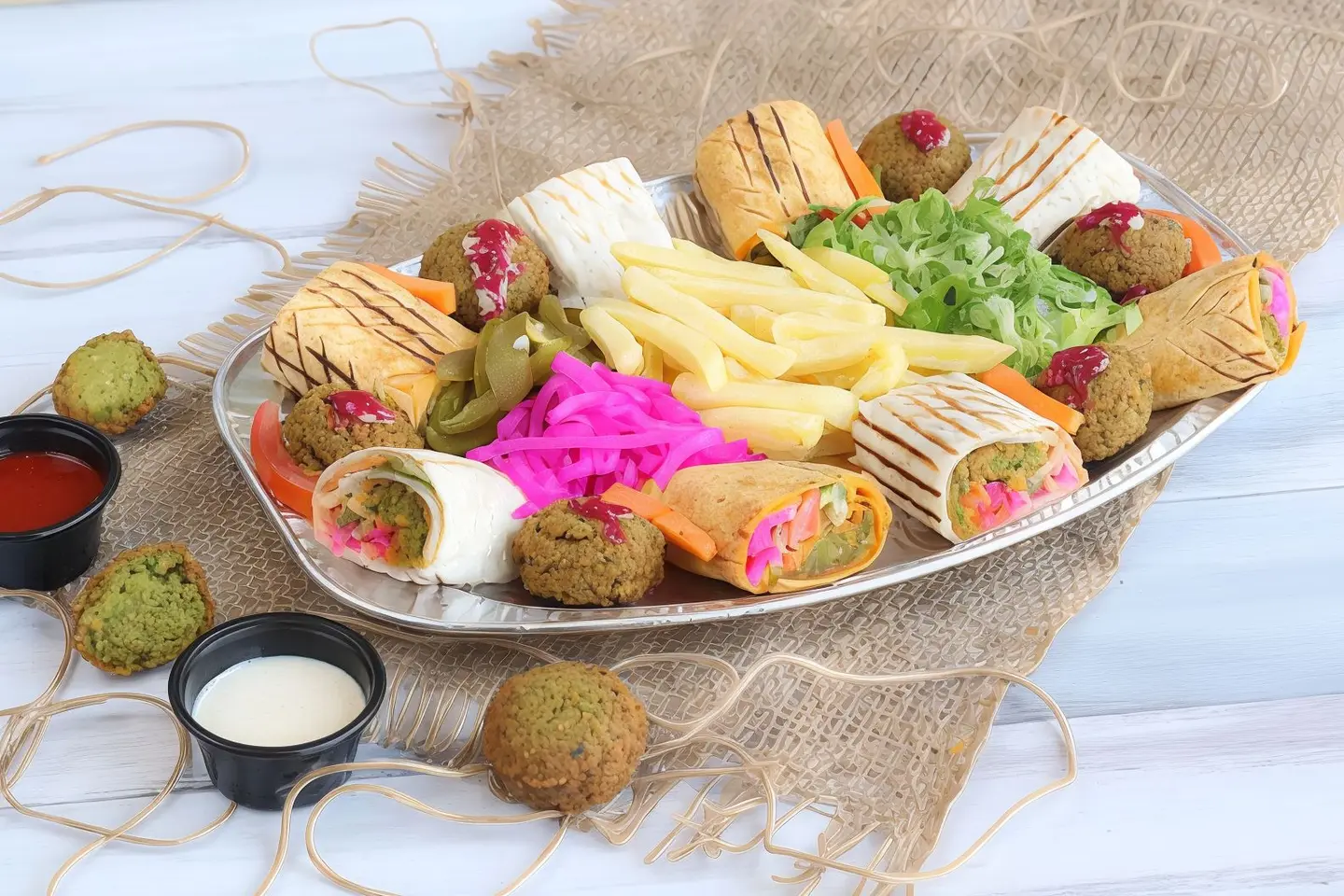 Medium Arabian Falafel Platter