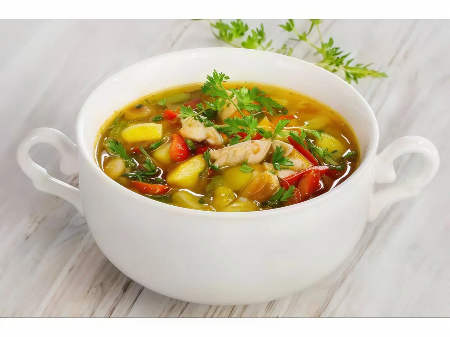 Chicken Soup With Vegetables