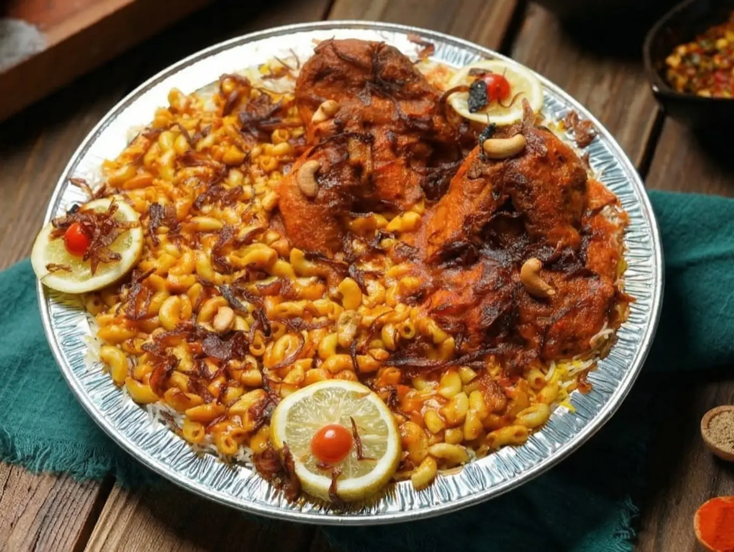 Aqool Chicken Ghuzi Feast