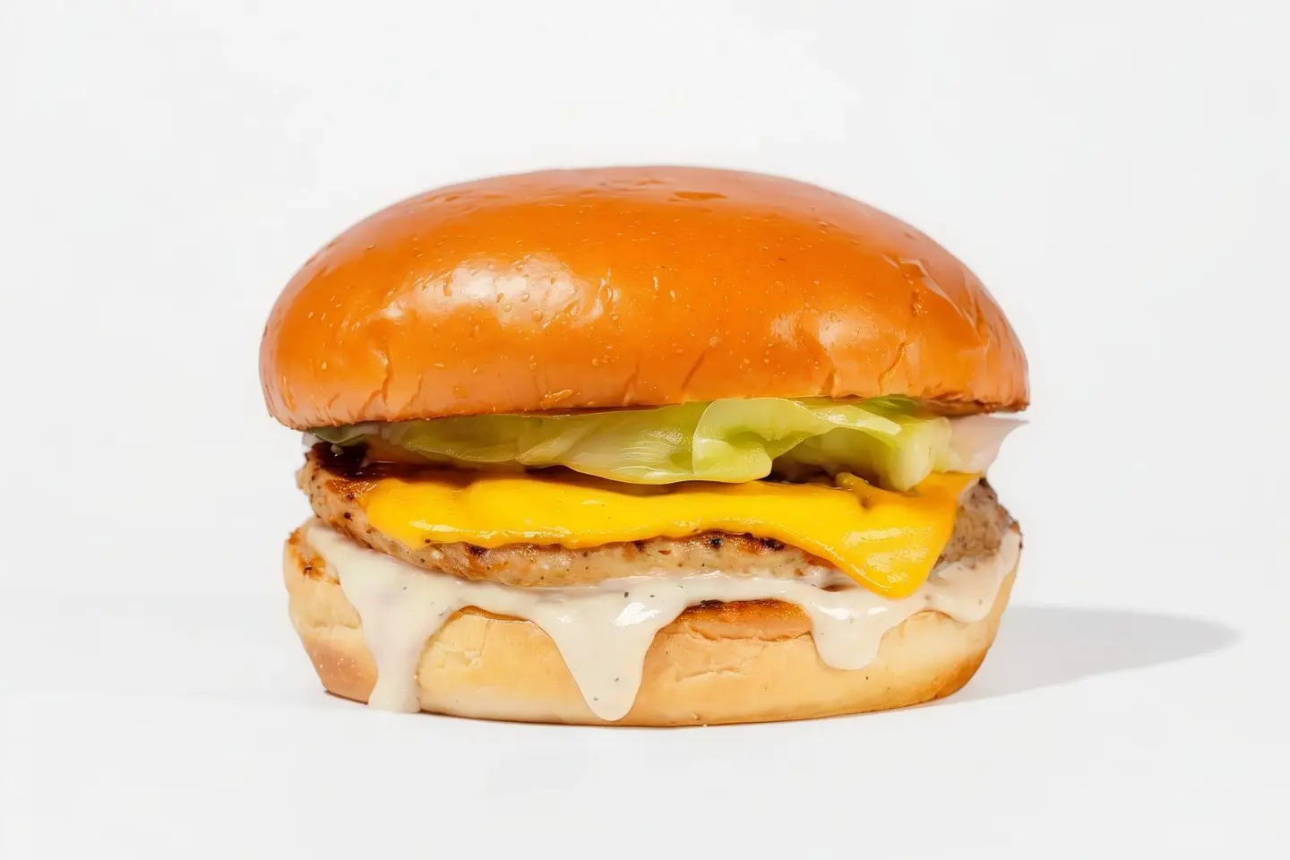 Chicken Burger With Egg And Cheese