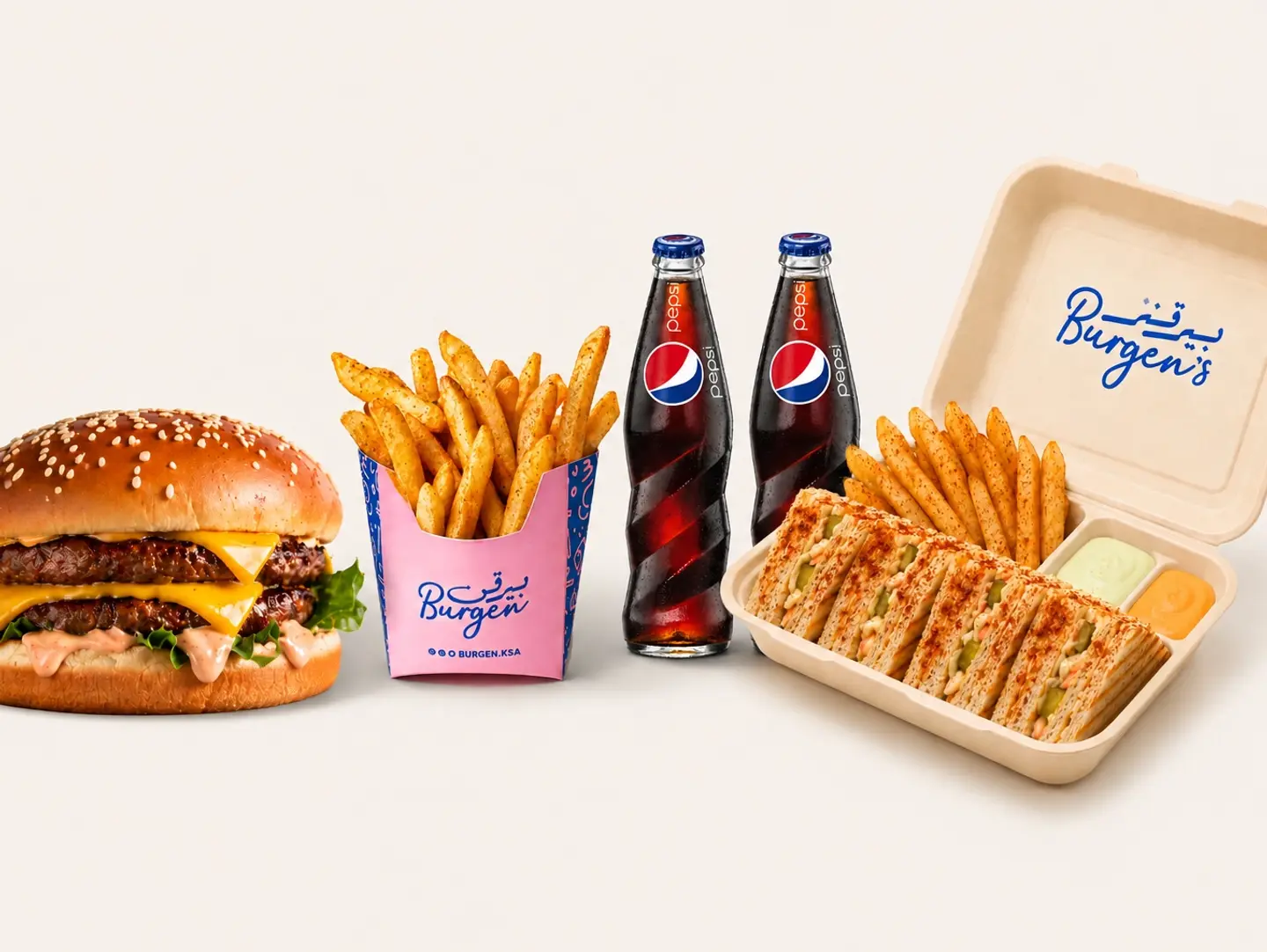 Offer Club Sandwich, Double Beef Classic