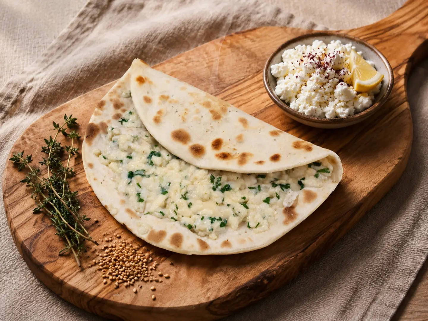Akkawi Cheese Manousheh