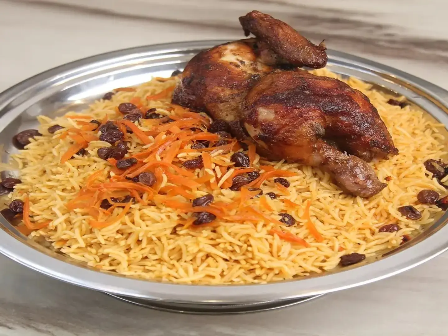 شواية مع نصف أرز