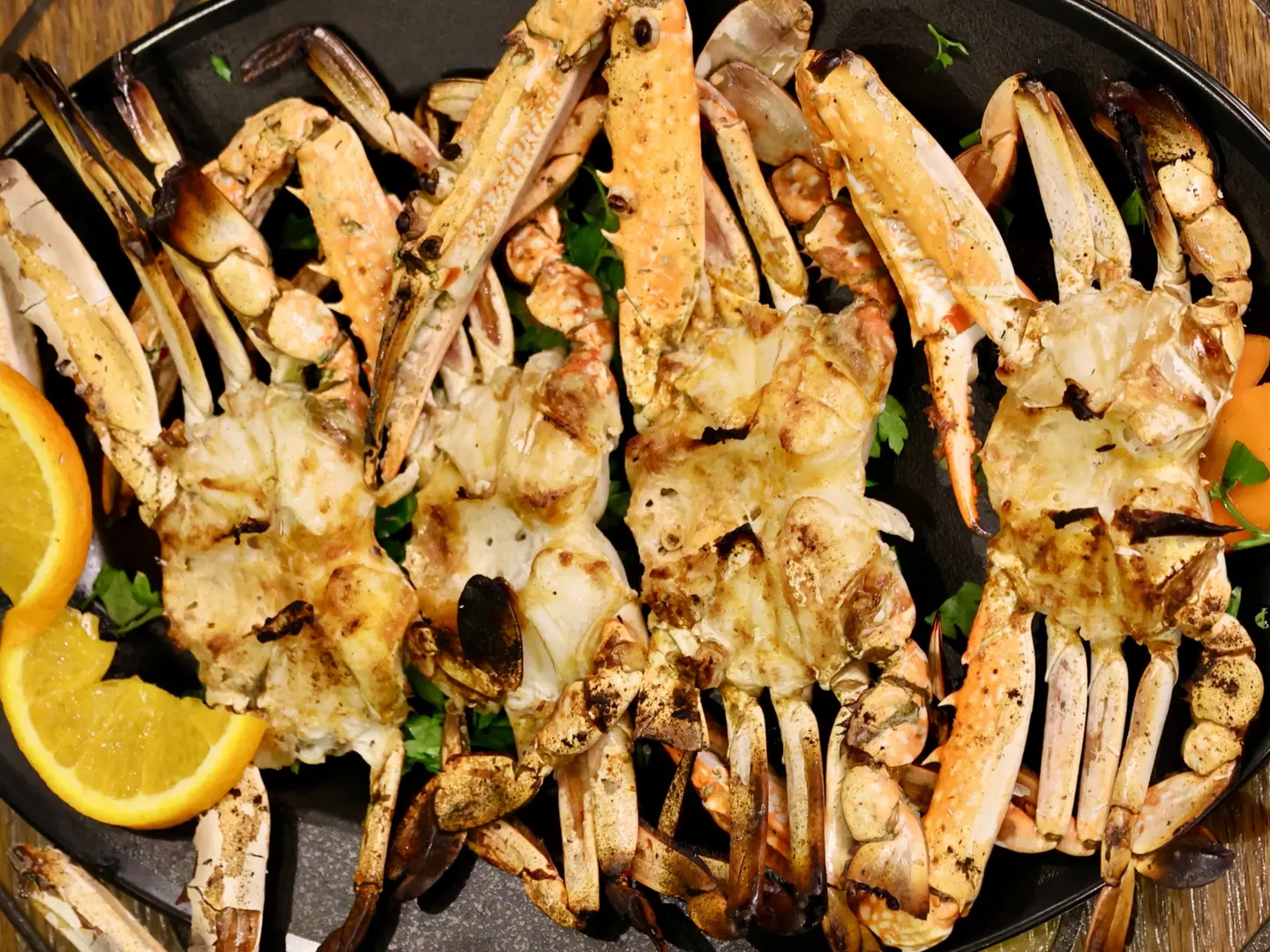Grilled Crabs