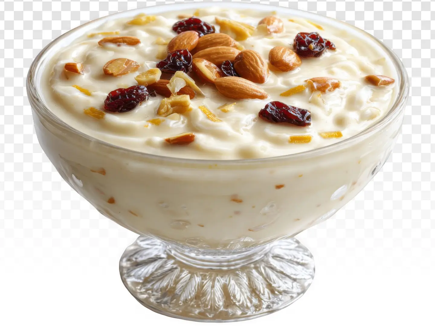 Milk Pudding With Nuts