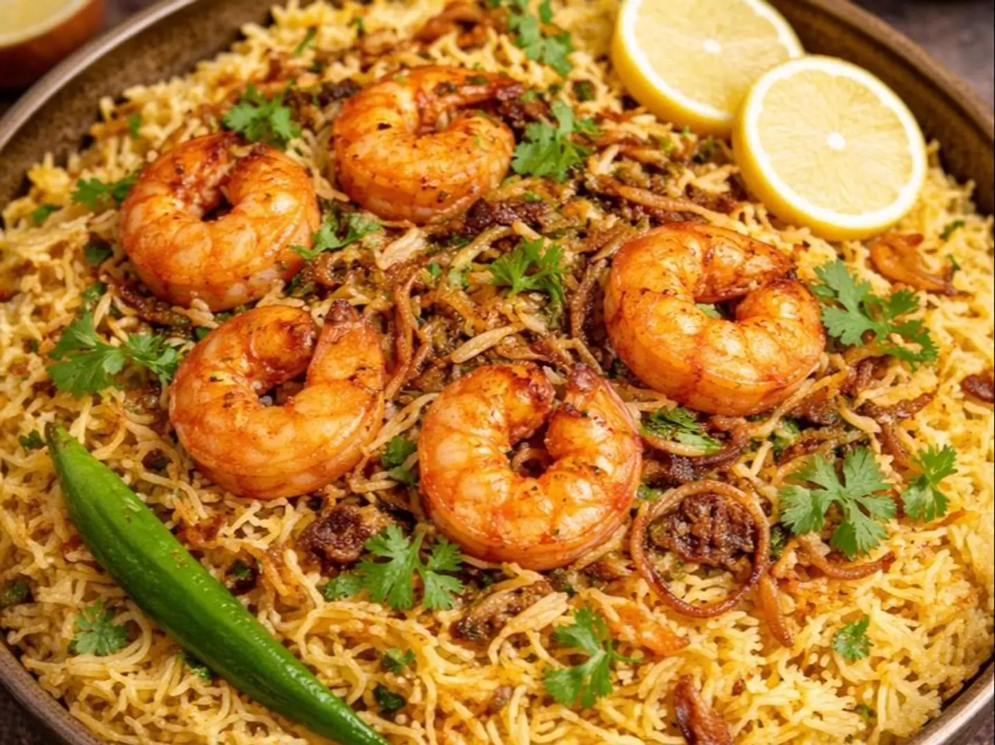 Shrimp Biryani