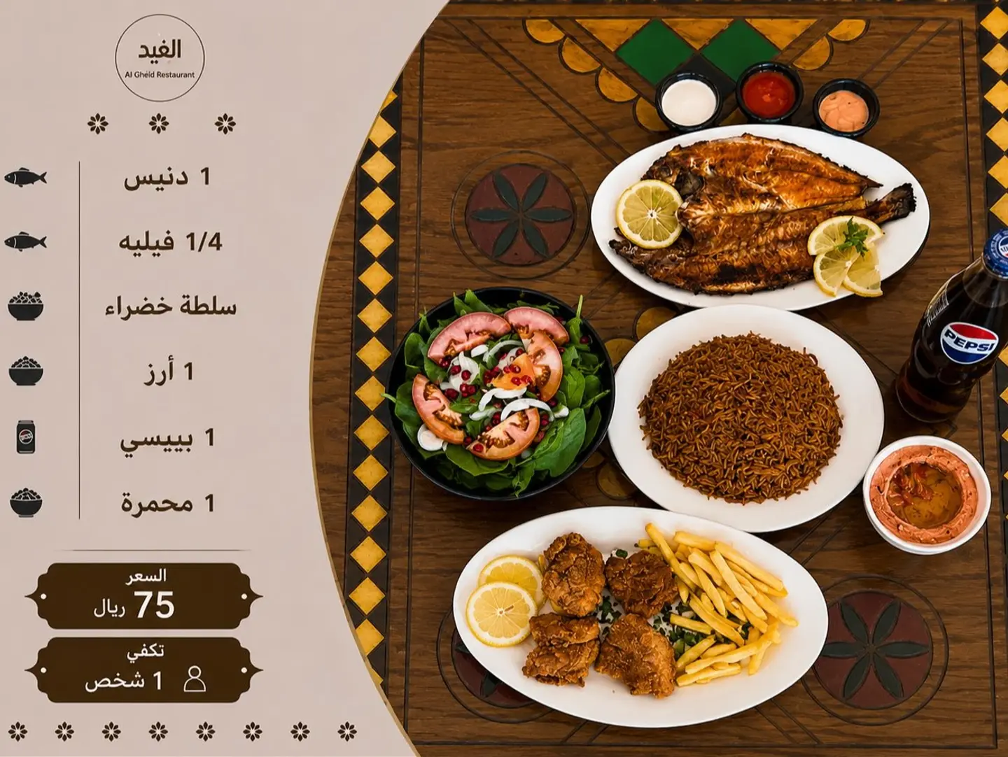 Grilled Meal For One Person